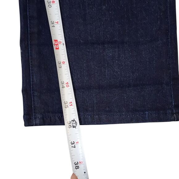 Not Your Daughters Jeans Marilyn Straight Leg Dark Wash Lift And Tuck Sz 4 Long - Picture 8 of 11